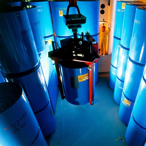 Robotics Handles Barrels Filled With Contaminated Materials