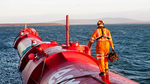 Alamy Orkney gets its clean energy from sources like tidal and wave energy (Credit: Alamy)