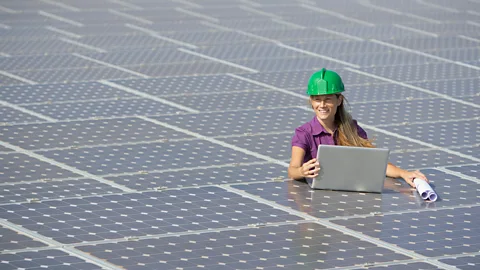 Getty Images Non-polluting forms of power like solar can replace those which burn fossil fuels – if the will is there to make the change (Credit: Getty Images)