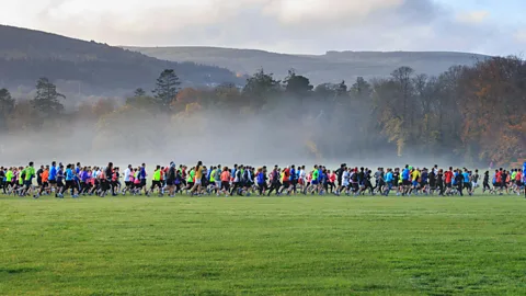 Alamy Running has increased in popularity in recent years, particularly among those taking part in organised non-competitive events (Credit: Alamy)