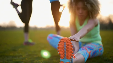 Alamy Stretching can help when recovering from an injury but it isn't going to make you any faster (Credit: Alamy)