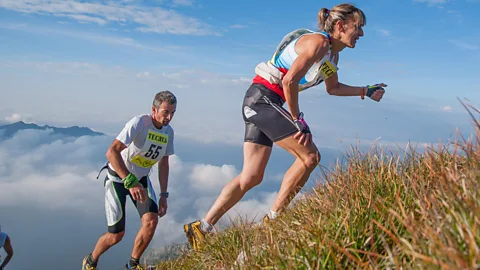 Alamy Running at altitude can help to increase endurance as it trains the body to work with lower levels of oxygen (Credit: Alamy)