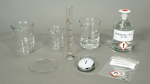 Apparatus And Chemicals Investigate The Rate Of Reaction GCSE Chemistry Single Science