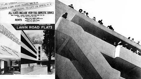 The Isokon building was also known as Lawn Road Flats and was a bold experiment in minimalist urban living (Isokon Plus Archive)