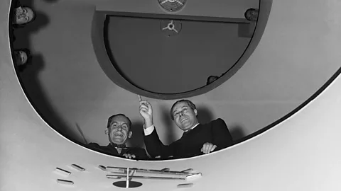 Getty Images Walter Gropius and Laszlo Moholy-Nagy in Chicago – the US welcomed the influx of modernist designers (Credit: Getty Images)