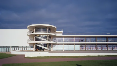 Getty Images The elegant De La Warr Pavilion in Bexhill, UK, was designed by German architect Erich Mendelsohn (Credit: Getty Images)