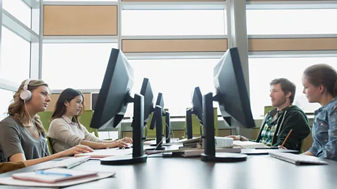 Alamy Stock Photo Experts say that essay mills and plagiarism services reach students through social media (Credit: Alamy Stock Photo)