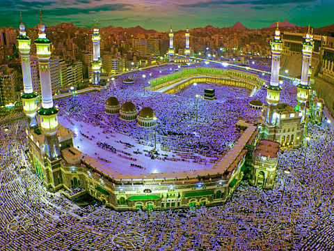 Aerial view of Makkah 