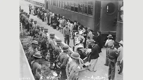 National Archives Clem Albers, Arcadia, California, April 5, 1942 (Credit: National Archives)