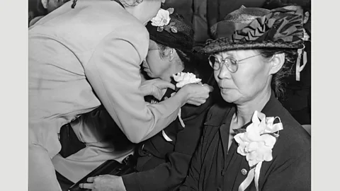 Toyo Miyatake Studio Tōyō Miyatake, Memorial Service, July 1944 (Credit: Toyo Miyatake Studio)