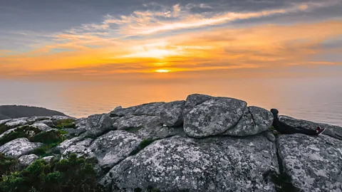 Olivier Guiberteau Carlota Traba: “You simply sit with the rocks, the water and the sunset – that’s the magic” (Credit: Olivier Guiberteau)