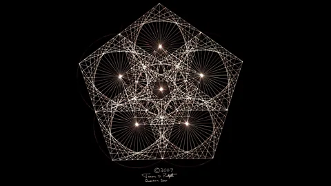 Jason Padgett Since the attack Padgett has been able to draw repeating geometric patterns known as fractals by hand (Credit: Jason Padgett)