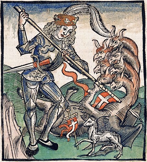 St George slaying the dragon