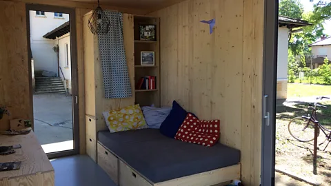 Projektgruppe CA This prototype dorm will be part of a larger complex to be built by Heidelberg students themselves, who are struggling to keep up with rising rents (Credit: Projektgruppe CA)