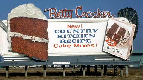 Alamy A 1950s-era billboard for Betty Crocker cake mix (Credit: Alamy)