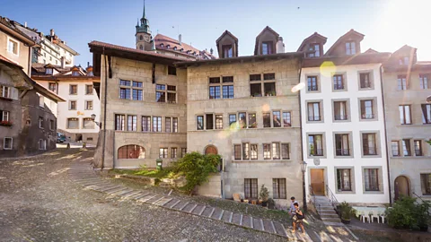 Fribourg Region Residents of Fribourg’s Basse-Ville combined French and Swiss German to create a new dialect, le Bolze (Credit: Fribourg Region)
