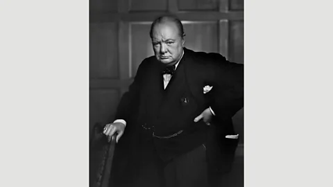 Camera Press Yousuf Karsh’s 1941 portrait of Sir Winston Churchill captures the leader with an unflattering, belligerent expression (Credit: Camera Press)