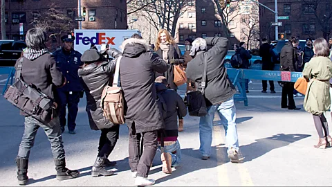 Alamy To spread the risk around, paparazzi often form alliances – but those alliances can be upended by one big exclusive (Credit: Alamy)