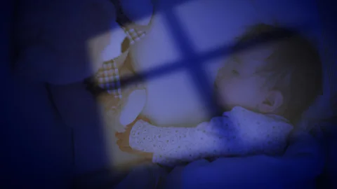 Getty Some mothers with postnatal PTSD find themselves struggling with exhuasting levels of hyper-vigilance where they feel they cannot leave their baby unattended (Credit: Getty)