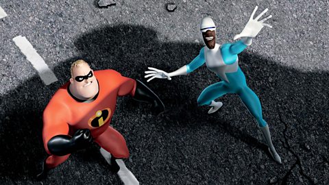 Mr Incredible and Frozone