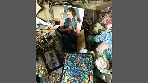 Gary Rizzo Alan crafted a box for grievers to place their prayers, wishes and intentions to leave behind at St Brigid’s Well, along with a photo of a smiling Allison (Credit: Gary Rizzo)