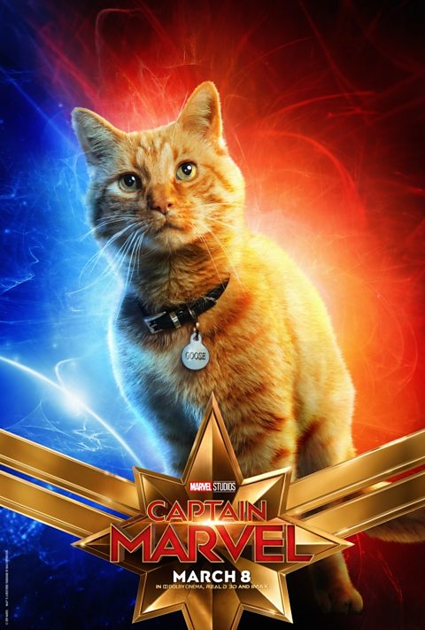 Goose Captain Marvel poster