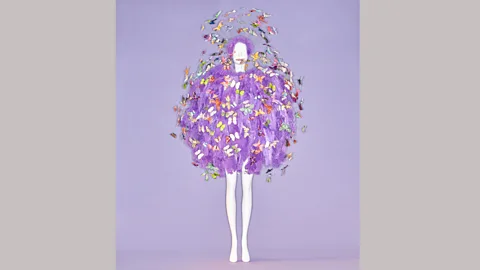 Metropolitan Museum of Art/ Johnny Dufort Among the exhibits at the Met exhibition is an ensemble by Jeremy Scott for Moschino (Credit: Metropolitan Museum of Art/ Johnny Dufort)