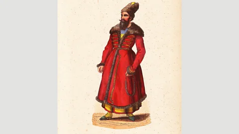 Getty Images Persian noblemen were among the first to popularise heeled slippers (Credit: Getty Images)