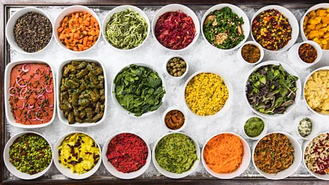 Haus Hiltl Haus Hiltl’s buffet features 100 different homemade vegetarian and vegan dishes from around the world (Credit: Haus Hiltl)