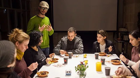 Tessa Fox Izzeldin Bukhari runs Sacred Cuisine as a pop-up restaurant honouring local Palestinian produce (Credit: Tessa Fox)