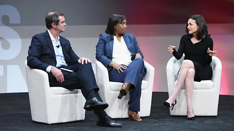 Getty Images Some experts argue that women don't get as much freedom to dress casually, like Facebook's Sheryl Sandberg (Credit: Getty Images)