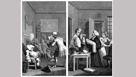 Alamy William Hogarth’s illustrations for Tristram Shandy depict the offbeat humour of the book (Credit: Alamy)