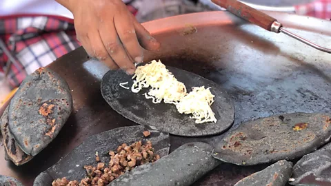 Naomi Tomky Customers who want their quesadillas made with cheese must specially request them ‘con queso’ (Credit: Naomi Tomky)