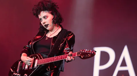 Jo Hale/Redferns Heather Baron-Gracie of Pale Waves bringing the band’s indie pop to the Big Weekend (Credit: Jo Hale/Redferns)