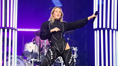 Jo Hale/Redferns Ellie Goulding back in black on stage (Credit: Jo Hale/Redferns)