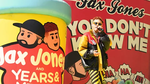 Dave J Hogan/Getty Images Olly Alexander performing with Jax Jones, who brought a new definition to the term “personal brand” (Credit: Dave J Hogan/Getty Images)