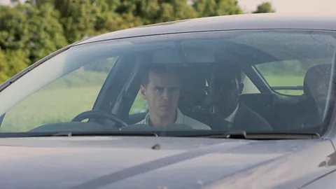 Netflix Andrew Scott, aka Fleabag’s ‘hot priest’, plays a raging taxi driver in the satirical Smithereens (Credit: Netflix)