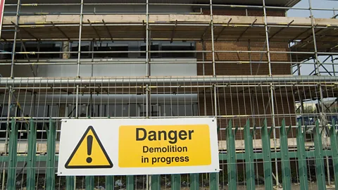 Getty Images Exclamation marks are often found in warning signs. Using them in your writing to convey enthusiasm too often could warn others to not take you seriously (Credit: Getty Images)