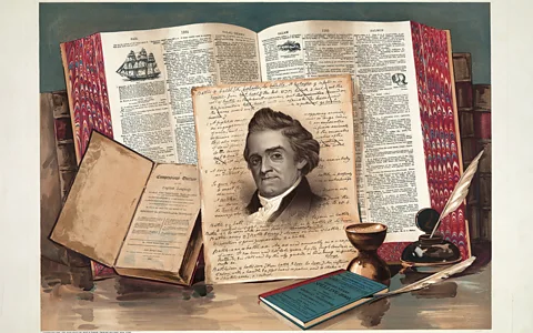 Alamy Noah Webster was dubbed "the schoolmaster of The Republic" (Credit: Alamy)