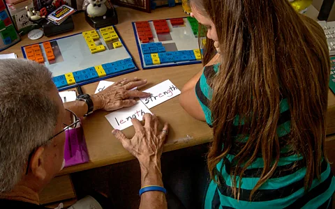 Alamy There's little correlation between spoken and written English - Finnish and Spanish are more transparent (Credit: Alamy)