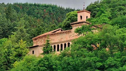 Cro Magnon/Alamy The Suso monastery in La Rioja, Spain, is believed to be the birthplace of written Spanish (Credit: Cro Magnon/Alamy)