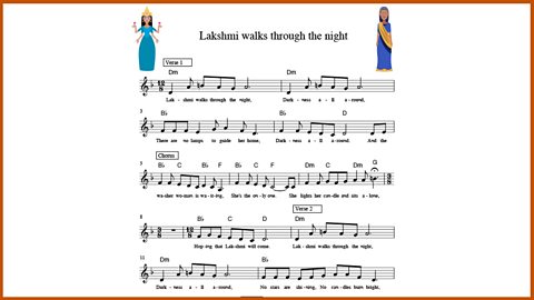 Music: Lakshmi walks through the night