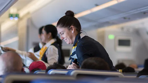 Alamy Stock Photo Think about it: would you really want a flight attendant to tell you that you should be worrying about turbulence? (Credit: Alamy Stock Photo)