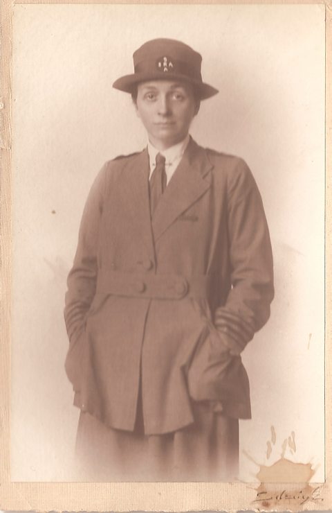 Photograph of Anne Crawford Acheson in SRA uniform