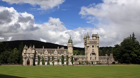 A photograph of Balmoral Castle