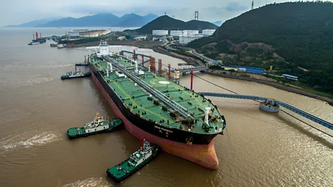 Getty Images The question of what to do with the world's oil tanker fleet will become more pressing as the world tries to wean itself off fossil fuels (Credit: Getty Images)