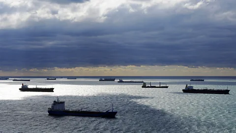 Getty Images Thousands of tankers are responsible for transporting crude oil around the world so it can be refined into fuel and hundreds of other products (Credit: Getty Images)