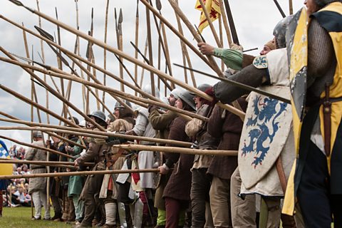 Recreation of the Battle of Bannockburn