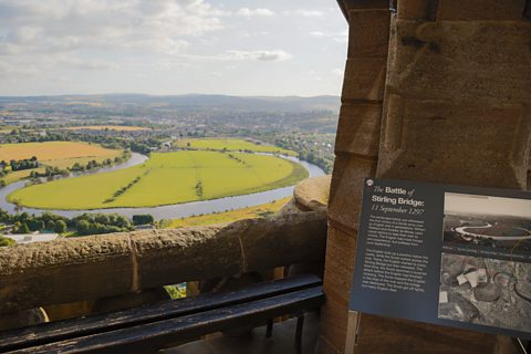 View over the site of the Battle of Stirling