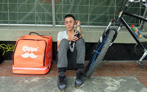 Luiza Bandiera In Colombia, almost half of the working population does not have a legal contract, making finding formal jobs really hard for new arrivals (Credit: Luiza Bandiera)